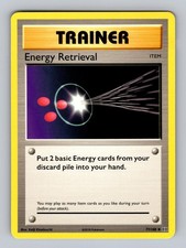 Energy Retrieval 77/108 Uncommon Evolutions Pokemon Near Mint