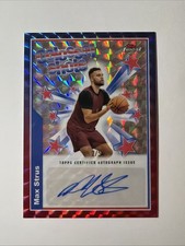 2024-25 Topps Finest Colossal Shot Auto Max Strus Red Geometric Refractor /5 SSP