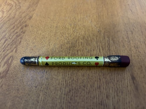 VINTAGE FORD ROOFING PRODUCTS CHICAGO VANDALIA YORK PA ADVERTISING BULLET PENCIL