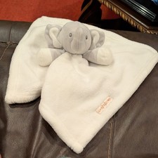 Blankets Beyond Baby Lovey Elephant Gray White Security Stuffed Plush 13" 2019