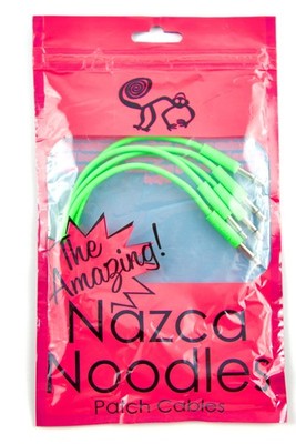 DJ PA cre8audio Nazca Noodles Green 15cm Grün Patch Kabel Rack 3,5mm Klinke