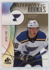 2024 Upper Deck SP Game Used Authentic Rookies Gold 78/149 Zachary Bolduc 1t8r