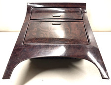 2007-2014 Cadillac Escalade Center Console Cup Holder Rosewood Woodgrain Oem