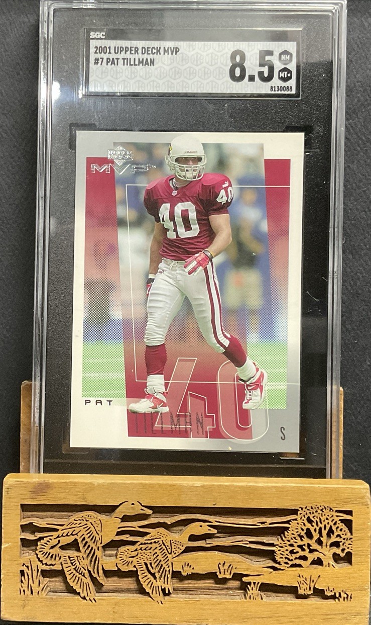 2001 Upper Deck MVP - Pat Tillman #7 SGC 8.5