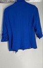 Skies Are Blue Womens Blue 3/4 Sleeve Pockets Open Front Blazer Size Medium — photo 2