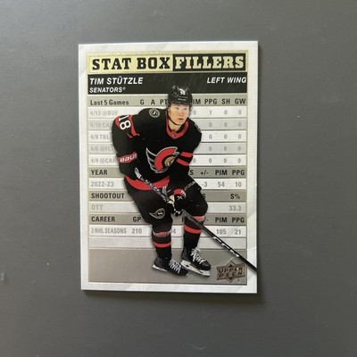 2023-24 Upper Deck Series 1 - Stat Box Fillers Tim Stutzle #SB-5