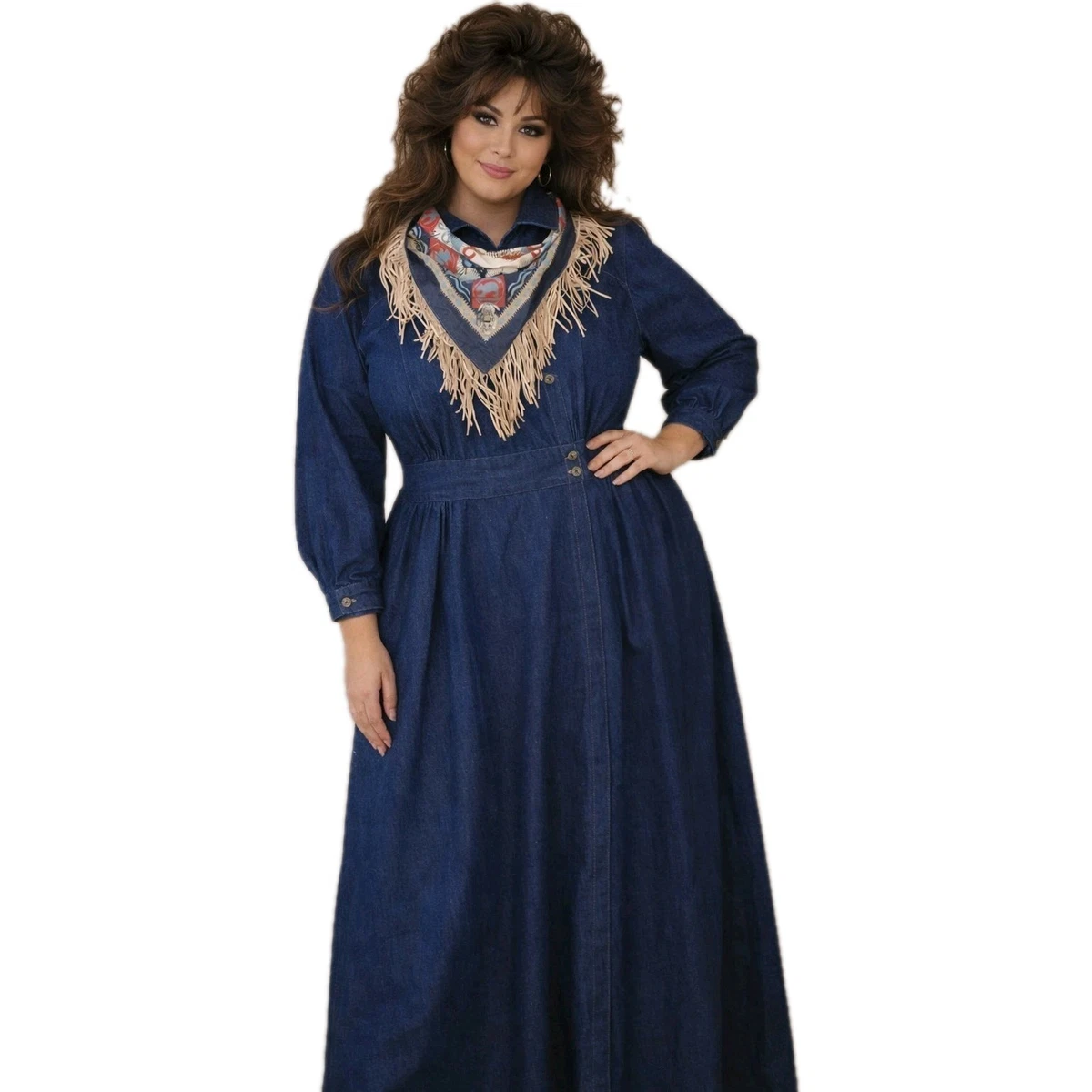 Denim Casual 1980s Vintage Dresses for Women for sale | eBay