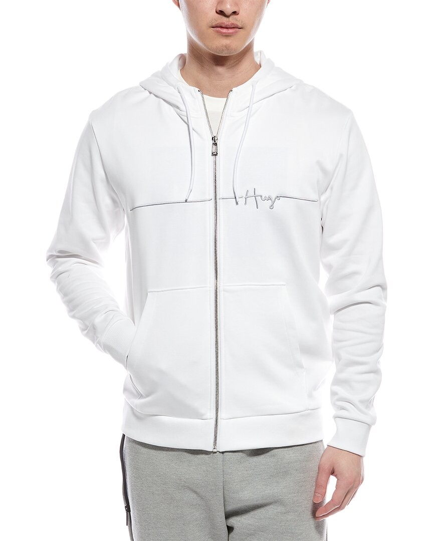 Hugo Толстовка с капюшоном на молнии Hugo Boss мужская Белая M 18990₽