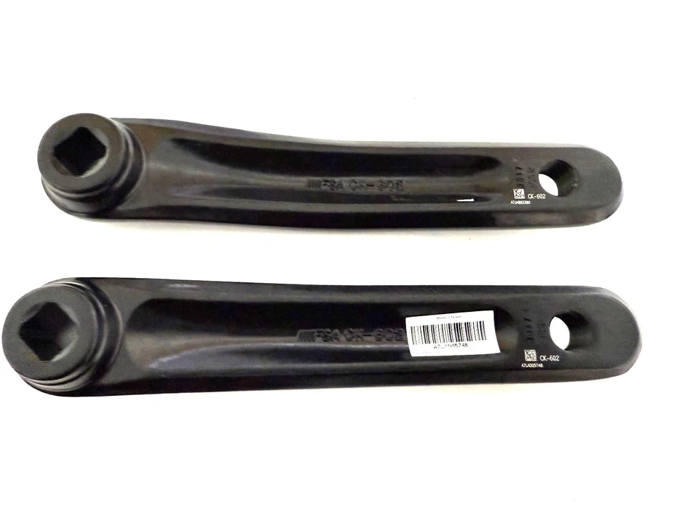 FSA Vero Yamaha PW E Bike JIS husillo cónico brazo de manivela negro 165 mm CK-602 Foto 2 de 4