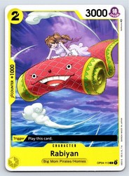Rabiyan OP04-113 Common Kingdoms of Intrigue One Piece TCG