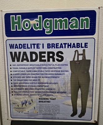 Womens Hodgman Wadelite Chest Waders Breathable Lightweight New  Size S  9.5