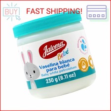 Jaloma Baby White Petrolatum, Prevents Diaper Rash, Softens Baby Skin, 8.11 Oz J