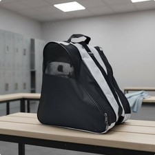 Roller Skate Bag Waterproof Ice Skate Bag Multiple Pockets for Storage, Kids