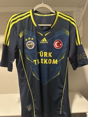 ❤️希少❤️トルコFENERIUM フェネルバフチェSK 公式 ジャケット2013年 Adidas Fenerbahce SK 2013/14 Home Jersey Medium Türk Telekom Ülker