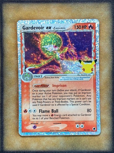 Pokemon Gardevoir ex 93/101 Celebrations: Classic Collection Holo NM