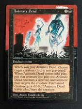 Animate Dead (5ED MTG) ALTERED Floating border style.
