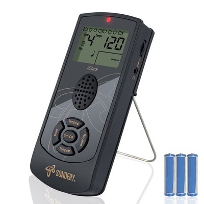 Sondery Digital Metronome for Guitar Piano Drum and All Instruments, iClick 