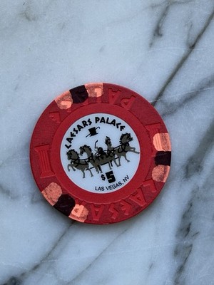 Caesars Palace Las Vegas Casino Chip 5$ Original