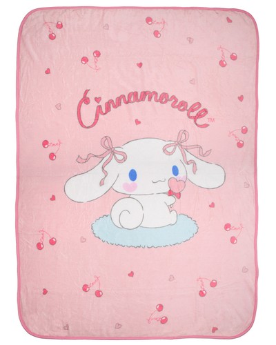 Sanrio Hello Kitty And Friends Cinnamoroll Plush Fuzzy Cute Soft Throw Blanket