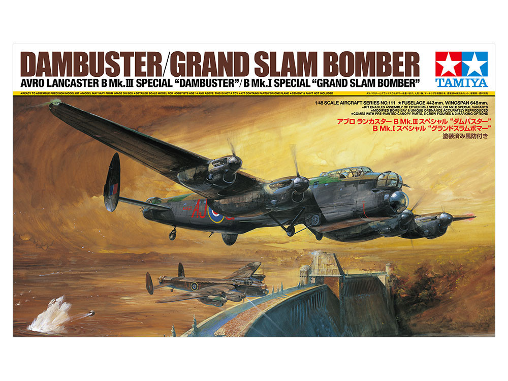 Tamiya 1/48 Aircraft No.111 Avro Lancaster B Mk.III /B Mk.I Tamiya 1/48 Aircraft No.111 Avro Lancaster B Mk.III /B Mk.I