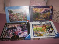 4x Puzzle* Disney* 1000 Teile * Ravensburger/Schmidt*Princess*Bambi*Snow White*