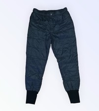 LL Bean Pants Mens MEDIUM BLACK Insulated Quilted Primaloft Stow Hiking Outdoors
