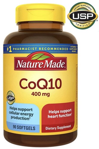 Nature Made CoQ10 400mg 90 Softgels Extra Strength Exp. 11/2028 NEW & SEALED