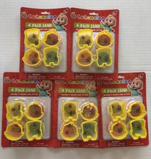 5- CoComelon 4 Pack Play Sand 4 Molded Sand C...