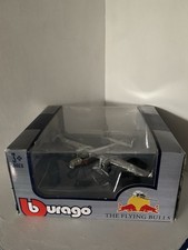 Burago B-25 Mitchell Red Bull Die Cast Plane With Display Stand - Boxed New