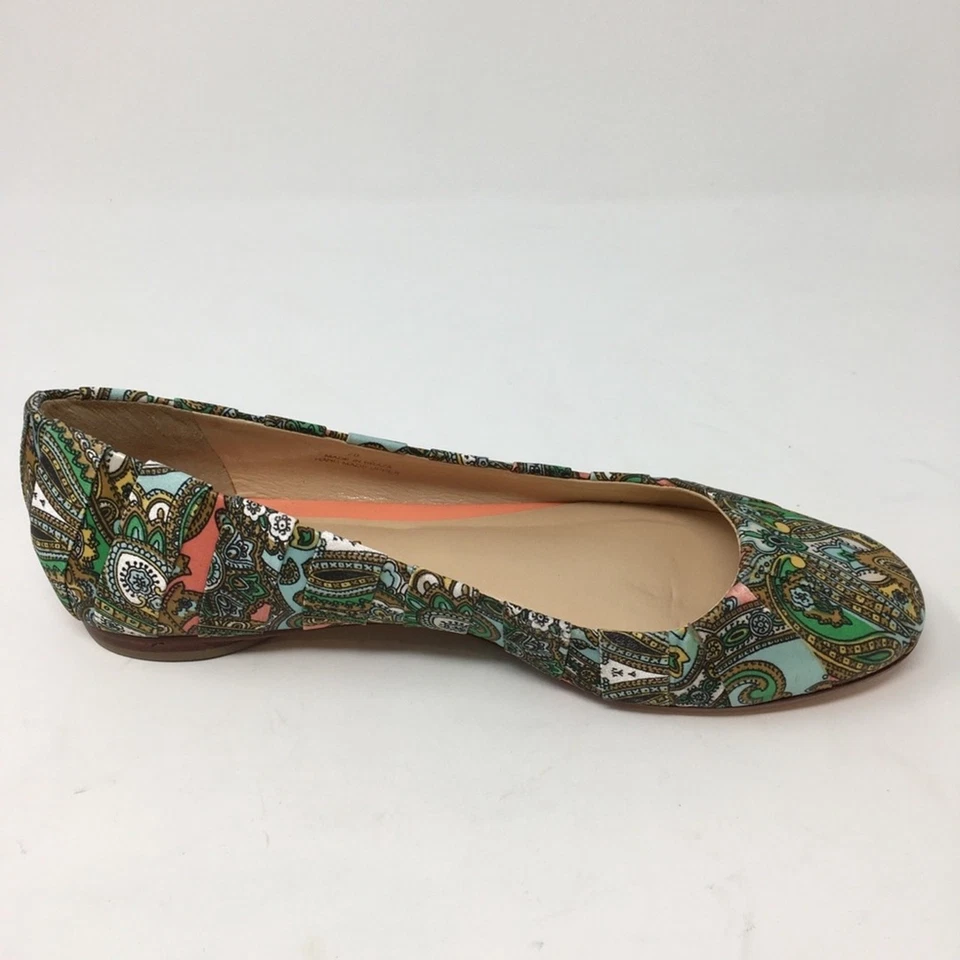 Planos Talbots Multicolor Paisley Plisados Estampados 7B Foto 3 de 4