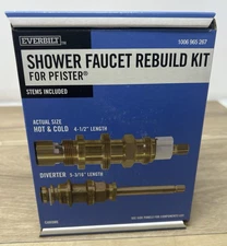 Everbilt 3-Handle Shower Valve Rebuild Kit for Pfister Tub/Shower Faucets Brass