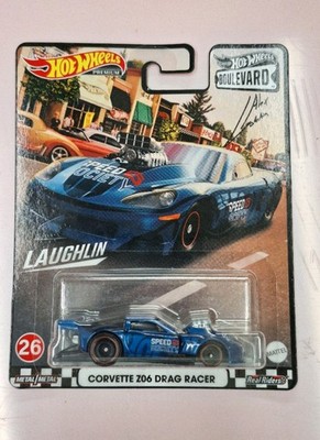  Hot Wheels Boulevard PREMIUM Corvette Z06 Drag Racer Real Riders