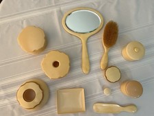 11 Piece Celluloid Vanity Set From 1920s