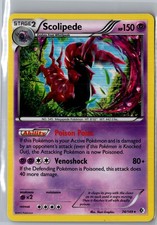 Scolipede 74/149 Holo Rare Boundaries Crossed Pokemon Holo Lightly Played on eBay
