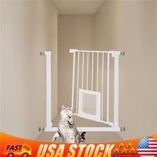 Baby Gate with Cat Door, Baby Gate with Small Pet Door, Baby Safety Gate Rail