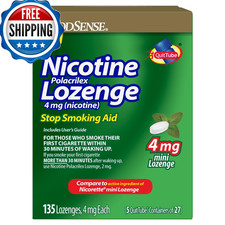 Goodsense Mini Nicotine Polacrilex Lozenge 4 Mg Nicotine Mint Flavor Stop
