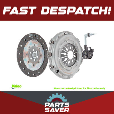 Clutch Kit 3pc (Cover+Plate+CSC) 834150 Valeo 55210945 55202271 55209831 Quality