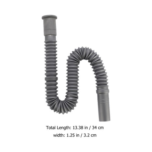 Thickened Sewer Pipe Sink Plumbing Parts Bathroom Flexible Drain Hose - Picture 3 of 12