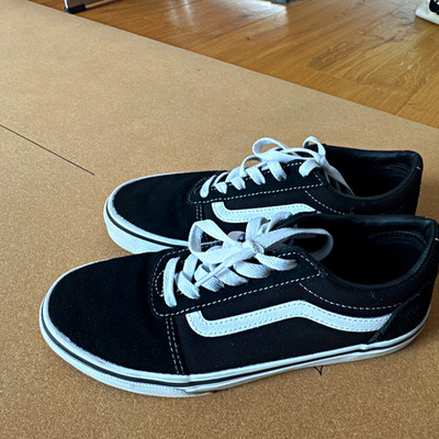VANS Old Skool Sneaker Unisex Kinder Schwarz/Weiß EU 37 Low Top Schnürung