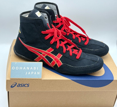 ASICS 1083A001 EX-EO Boxen Ringer Schuhe TWR900 Nachfolger schwarz rot gold NEU