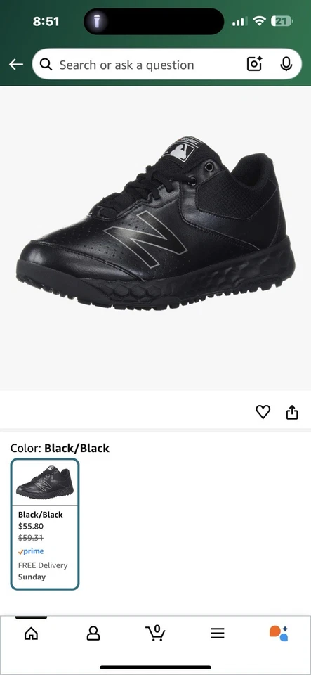 New Balance Umpire Plate and Base Shoes Size 12E Both High Tops BID IS FOR BOTH - Image 3 of 4