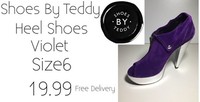 Ladies Heeled Shoes Violet Size6 Shoes By Teddy Ladies Heeled Shoes Violet Size6 Shoes By Teddy