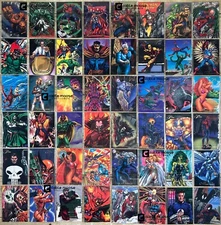 1994 Flair Marvel Annual Trading Cards,  Pick A Single, Base, Insert, PowerBlast
