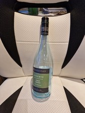 Mc Guigan Decorative Wine Empty Blue Glass Bottle 75cl Collectable Craft