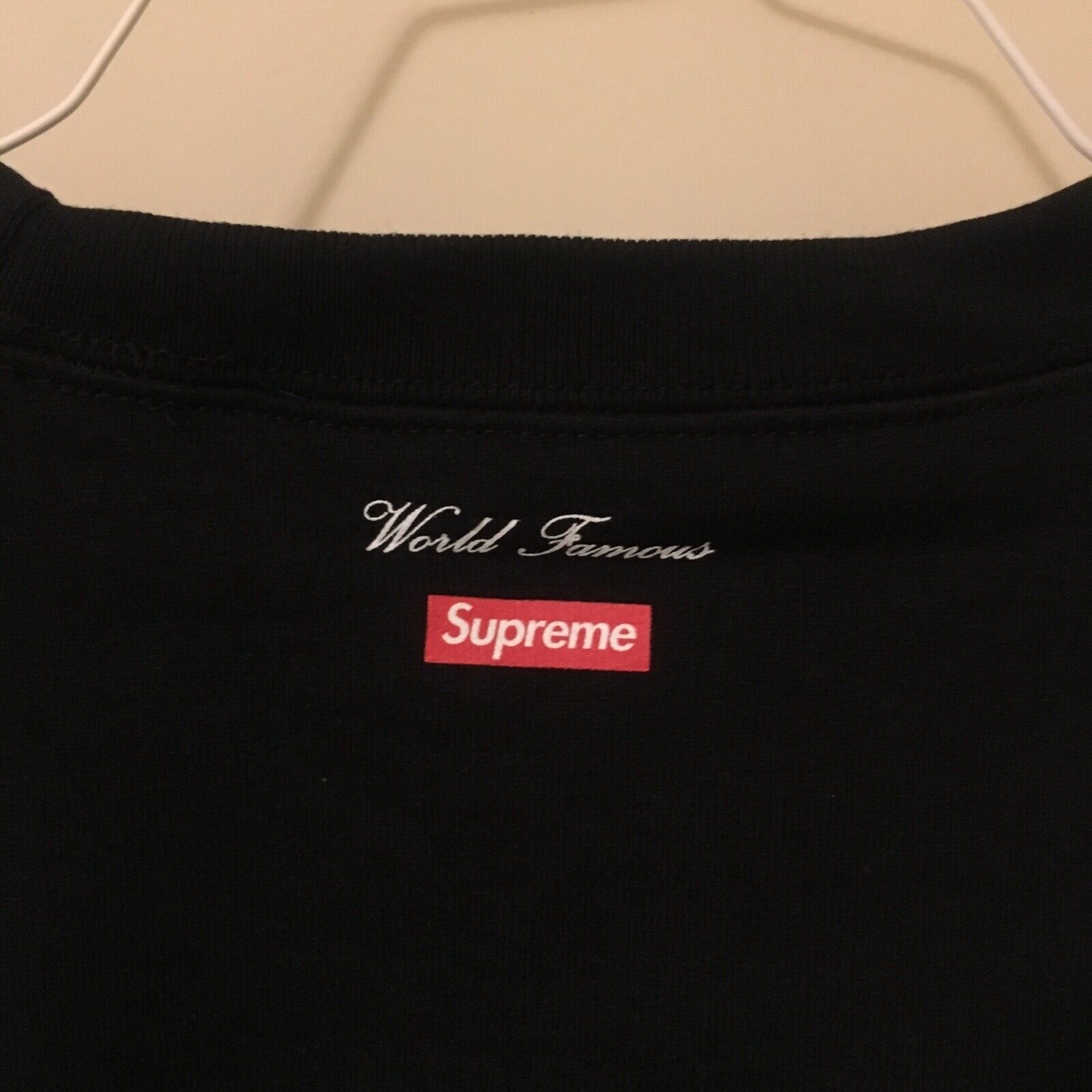 Supreme Aerial Crewneck Black Size Medium