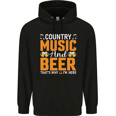 Country Music Und Beer Das Ist Warum Ich Hier Bin Herren Kapuzenpullover
