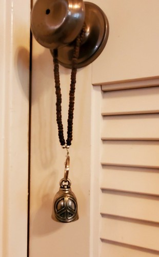 Praying Angel GUARDIAN Bell of Good Luck fortune pet keychain gift holy prayer - Picture 6 of 10