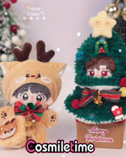 For 10cm 20cm Plush Doll Christmas Tree Dear Clothes Clothing Dress Up Xmas Gift