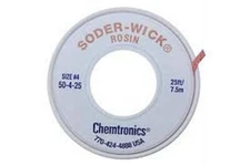 Chemtronics 50-4-25 Soder-Wick Rosin De-Soldering Braid 0.110" 25'