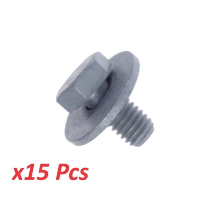 VW AUDI 10mm Captive Washer Bolt N10009110 x15 PCS Seat Skoda Fits Many Models